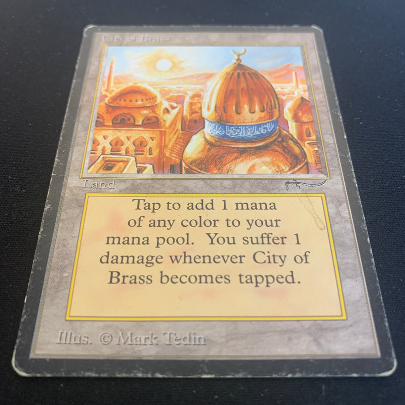 Magic the Gathering City of Brass - Arabian Nights 