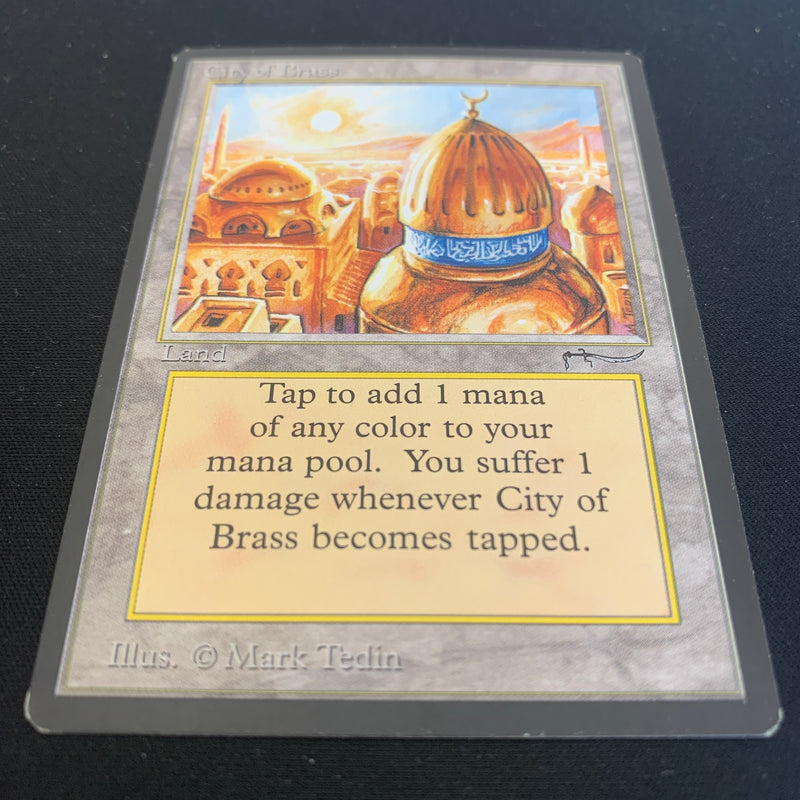 Magic the Gathering City of Brass - Arabian Nights 