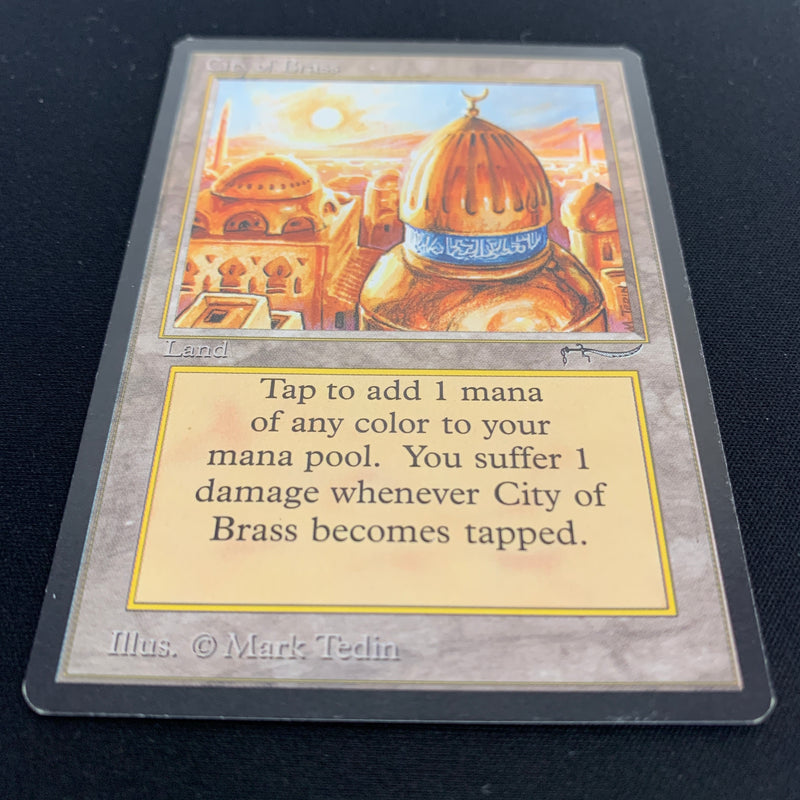 Magic the Gathering City of Brass - Arabian Nights 