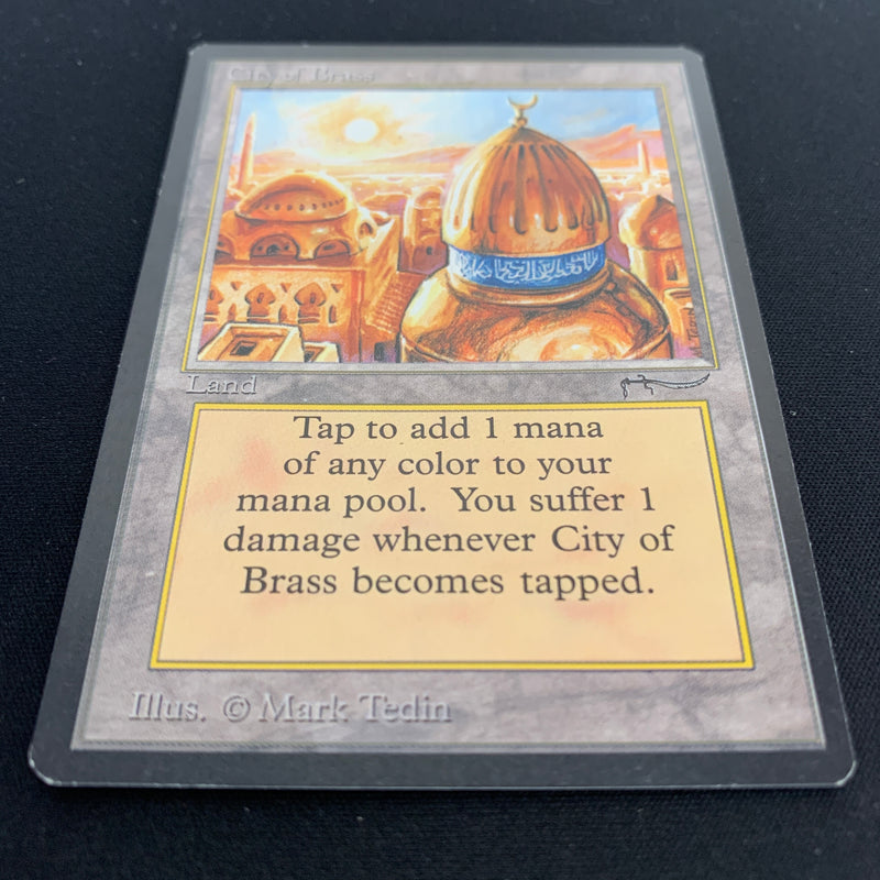 Magic the Gathering City of Brass - Arabian Nights 