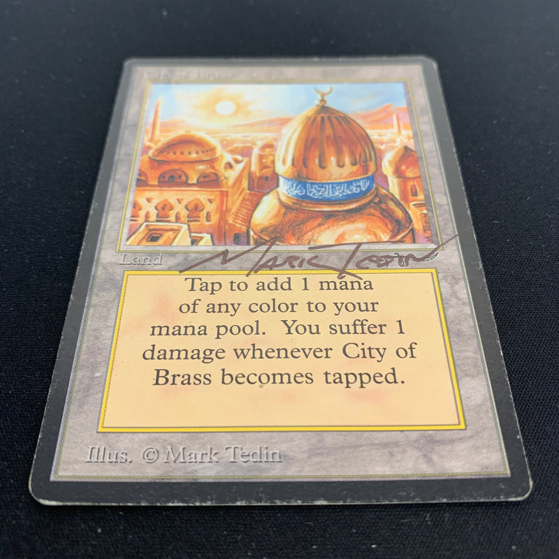 Magic the Gathering City of Brass - Arabian Nights 