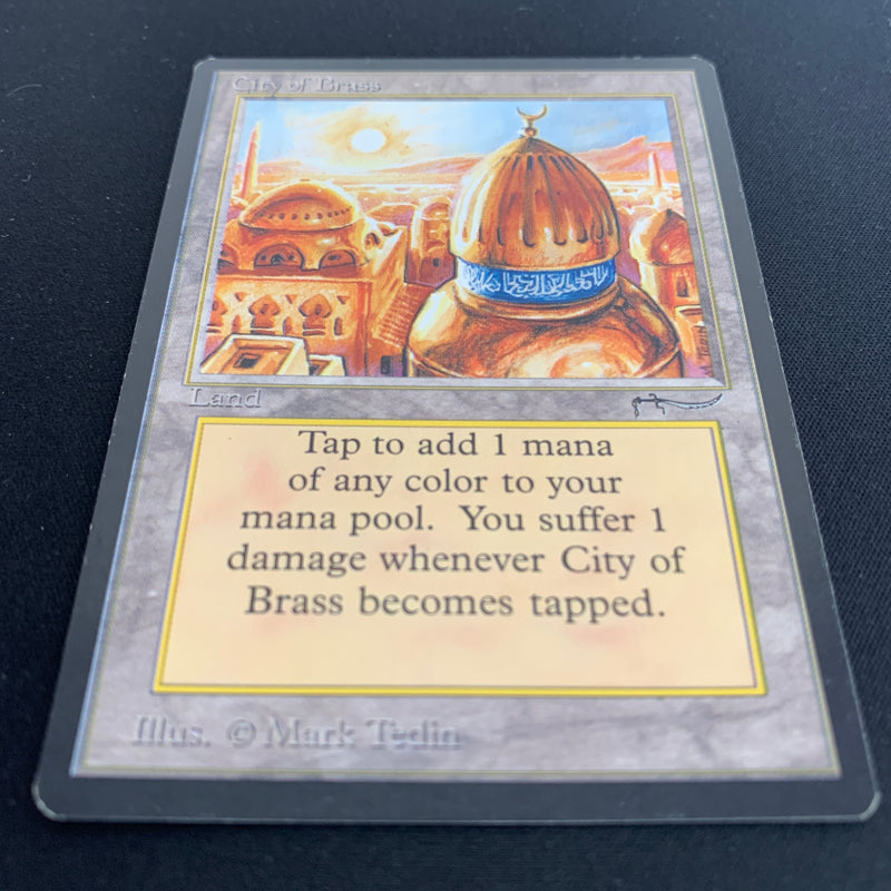 Magic the Gathering City of Brass - Arabian Nights 