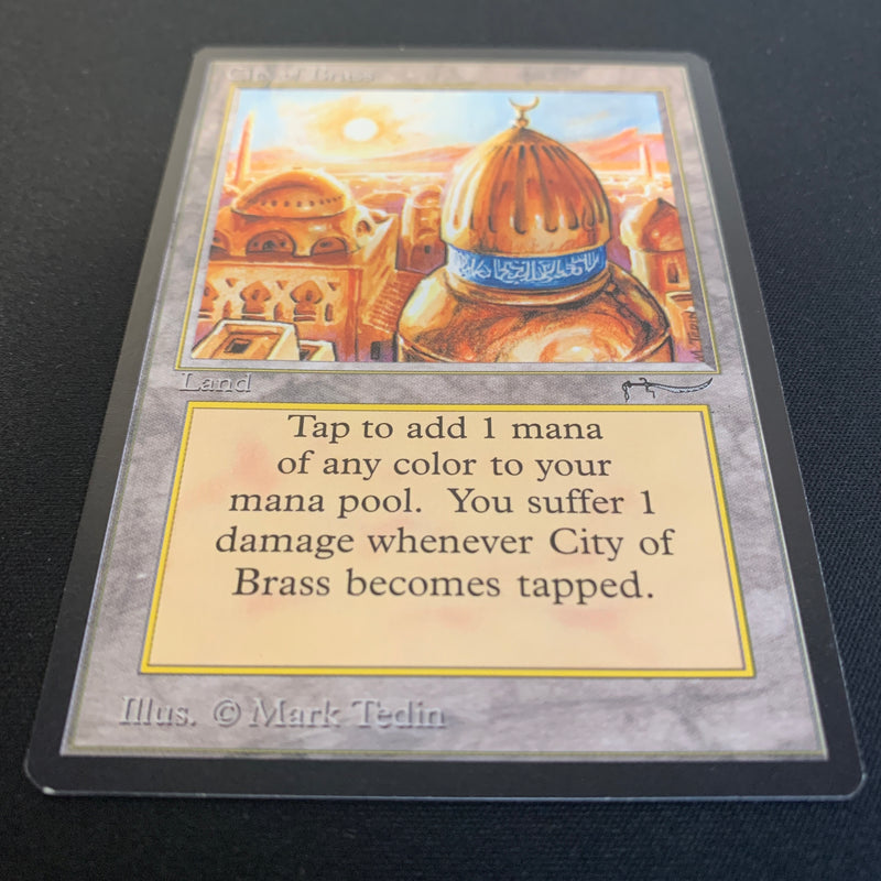 Magic the Gathering City of Brass - Arabian Nights 