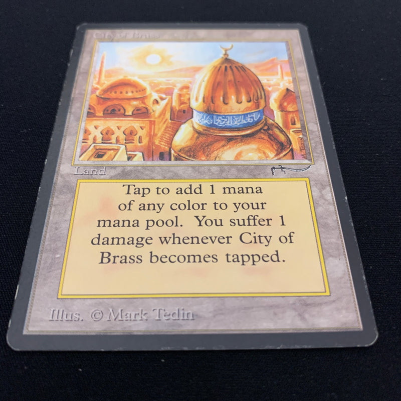 Magic the Gathering City of Brass - Arabian Nights 