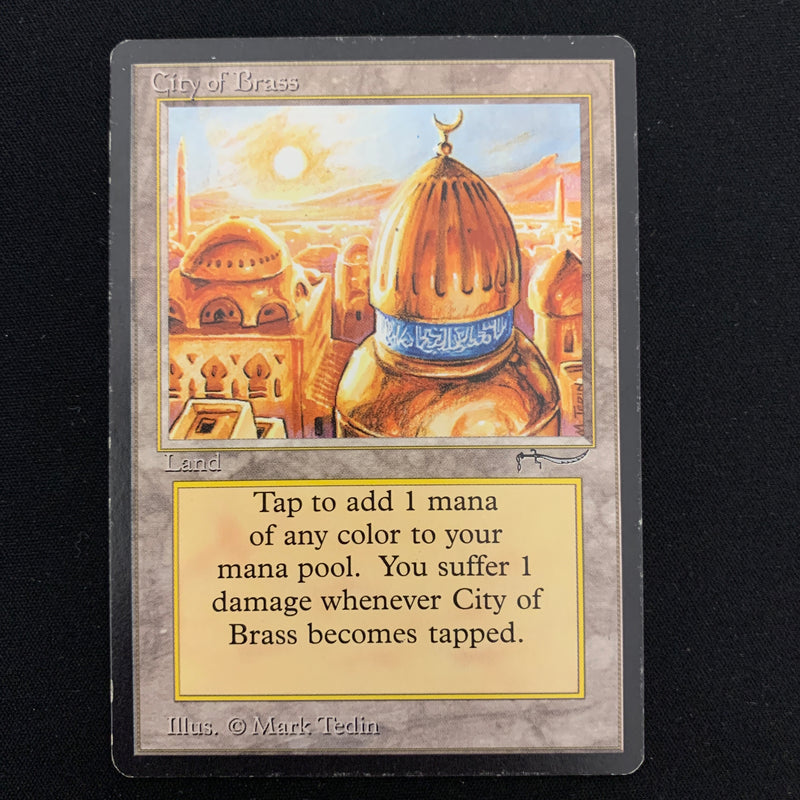 Magic the Gathering City of Brass - Arabian Nights 