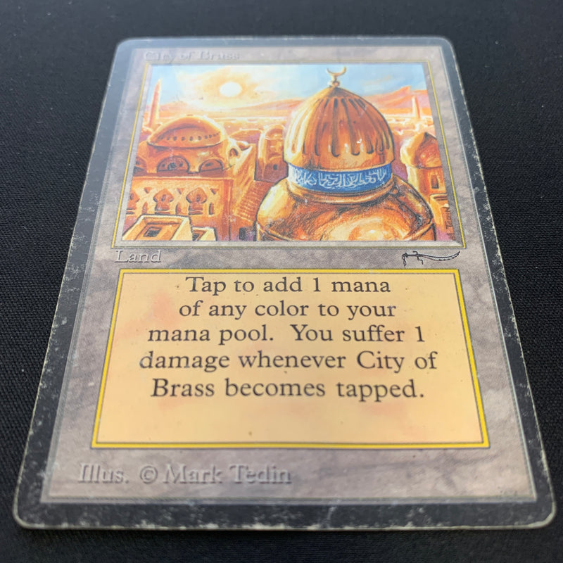 Magic the Gathering City of Brass - Arabian Nights 