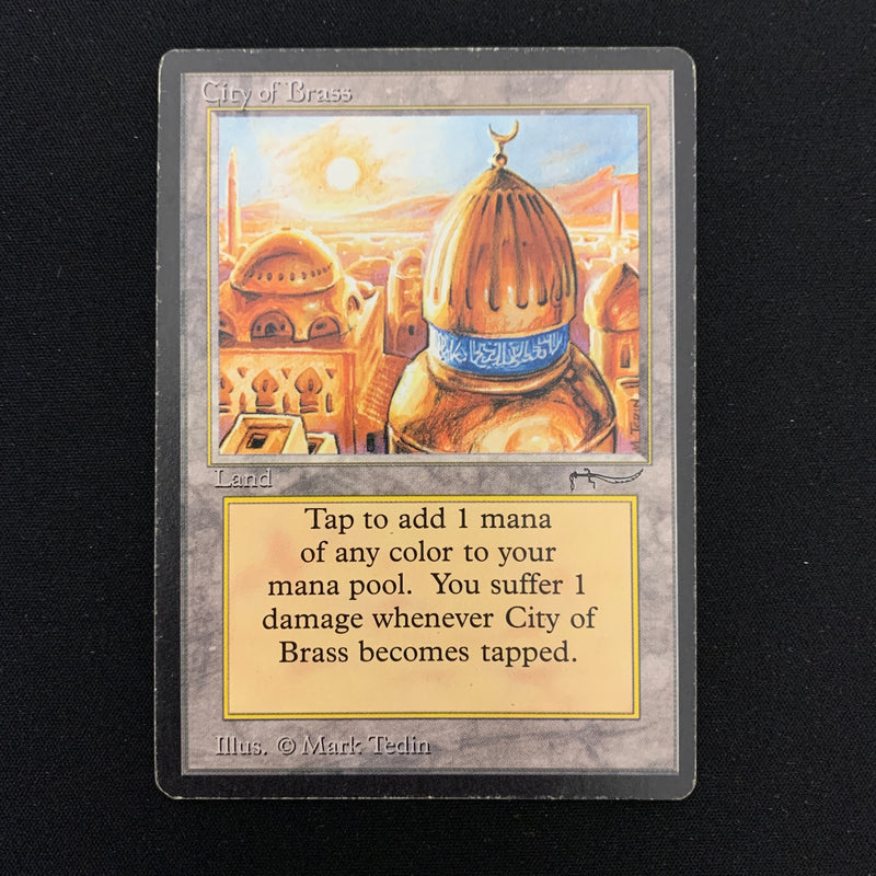 Magic the Gathering City of Brass - Arabian Nights 