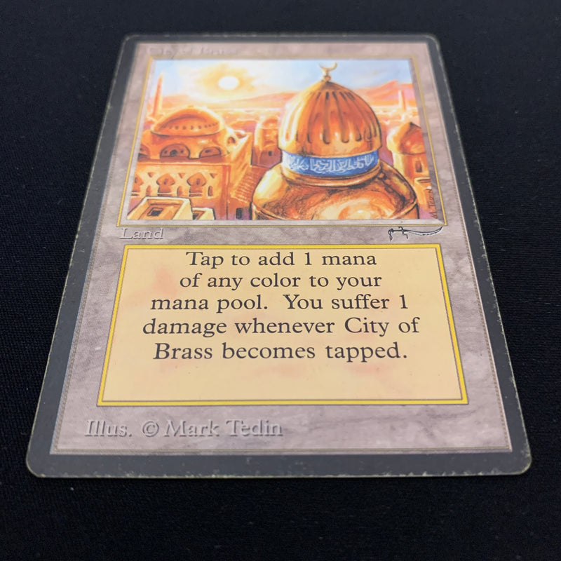 Magic the Gathering City of Brass - Arabian Nights 