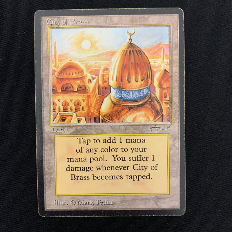 Magic the Gathering City of Brass - Arabian Nights 