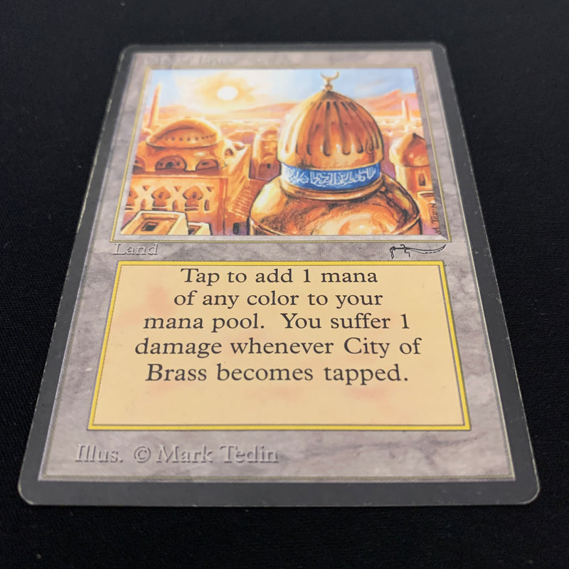 Magic the Gathering City of Brass - Arabian Nights 