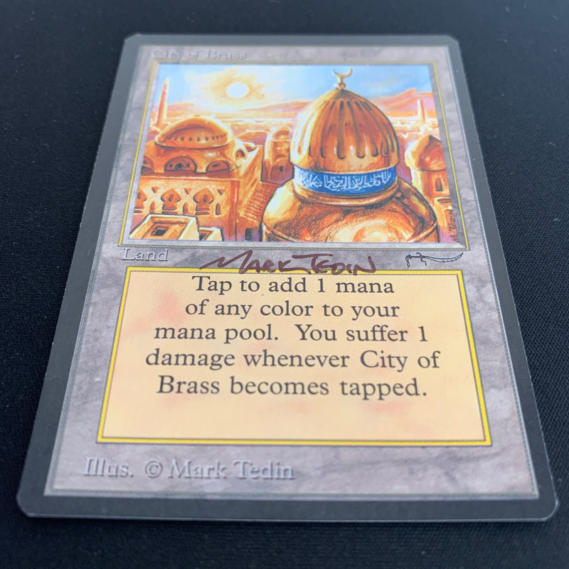 Magic the Gathering City of Brass - Arabian Nights 