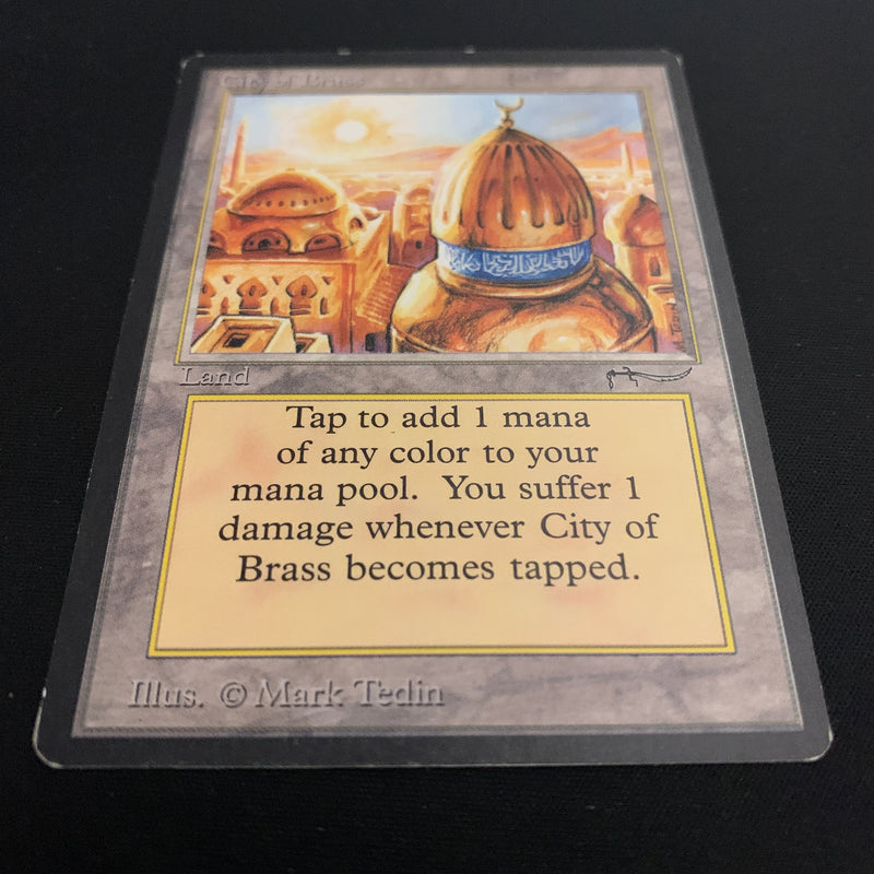 Magic the Gathering City of Brass - Arabian Nights 