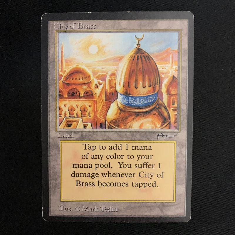 Magic the Gathering City of Brass - Arabian Nights 