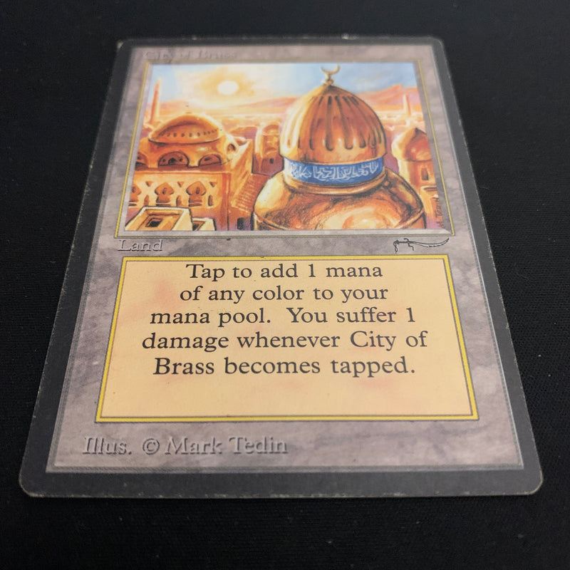 Magic the Gathering City of Brass - Arabian Nights 