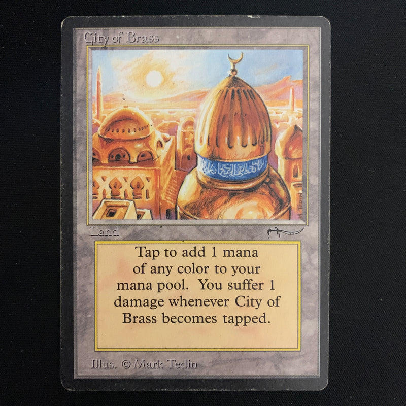 Magic the Gathering City of Brass - Arabian Nights 