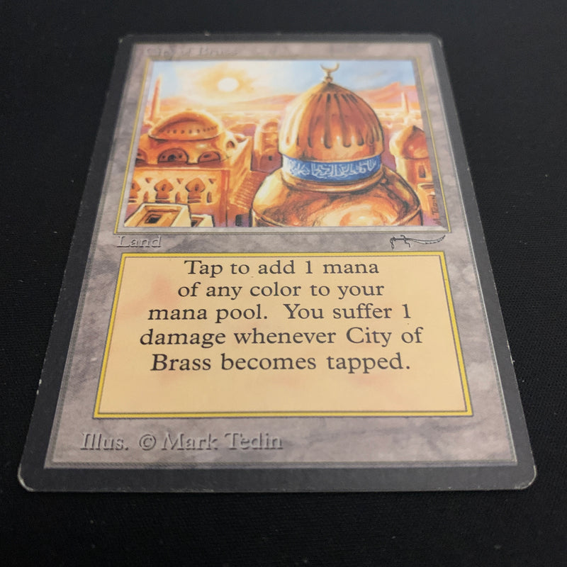 Magic the Gathering City of Brass - Arabian Nights 