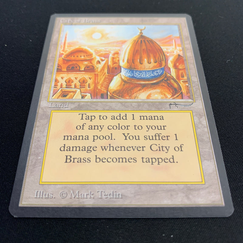 Magic the Gathering City of Brass - Arabian Nights 