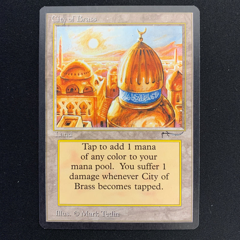 Magic the Gathering City of Brass - Arabian Nights 