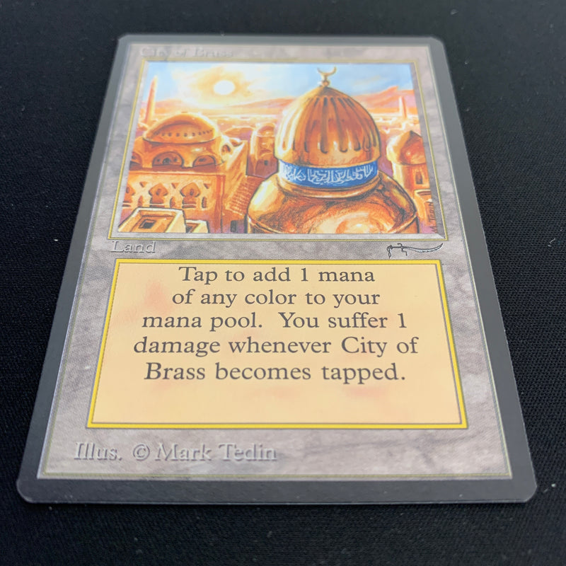 Magic the Gathering City of Brass - Arabian Nights 