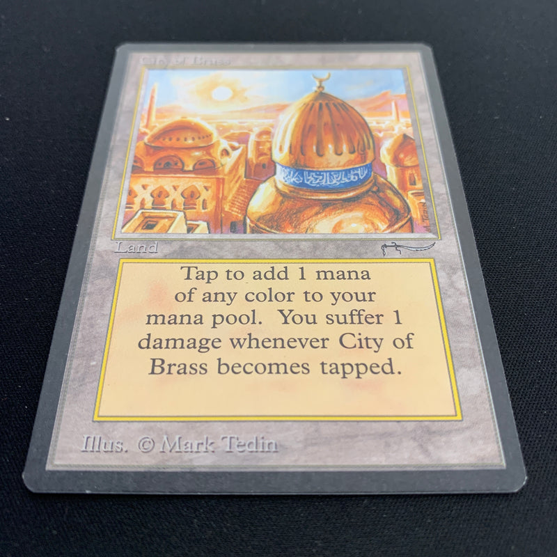 Magic the Gathering City of Brass - Arabian Nights 