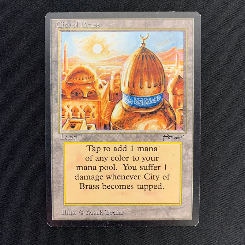 Magic the Gathering City of Brass - Arabian Nights 