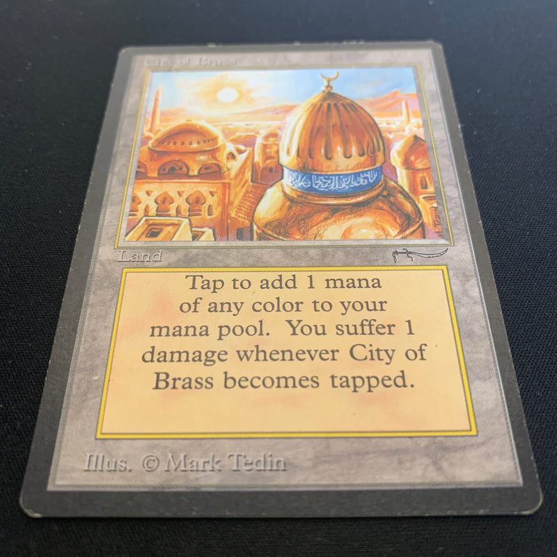 Magic the Gathering City of Brass - Arabian Nights 