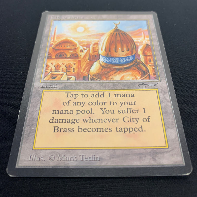 Magic the Gathering City of Brass - Arabian Nights 