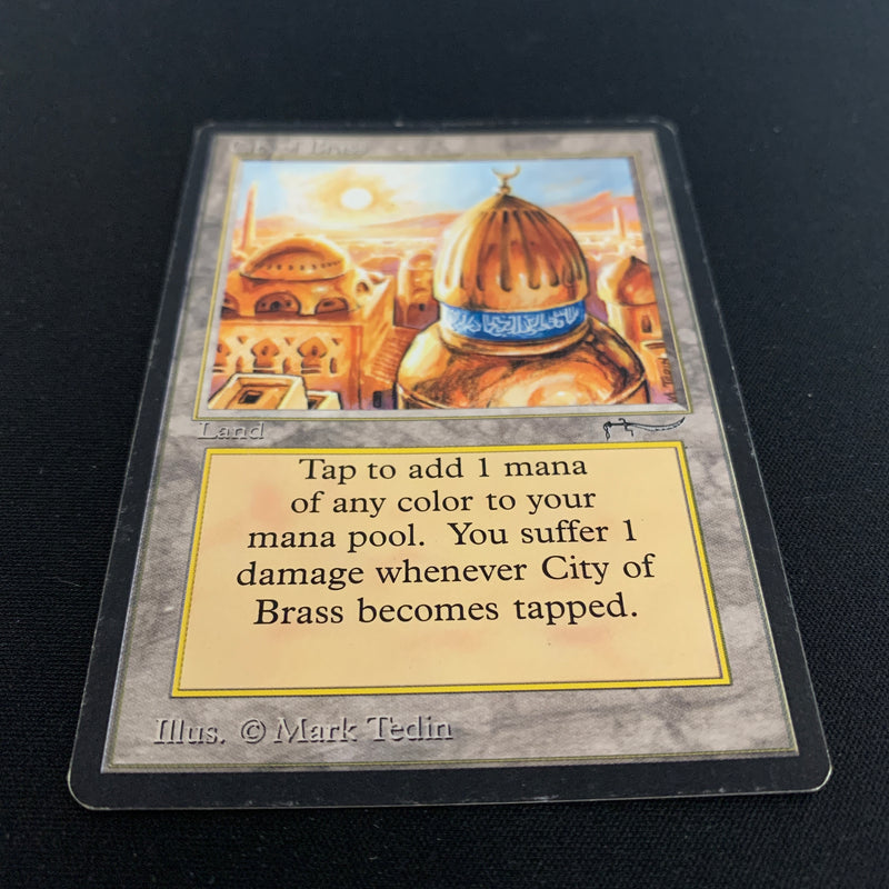 Magic the Gathering City of Brass - Arabian Nights 