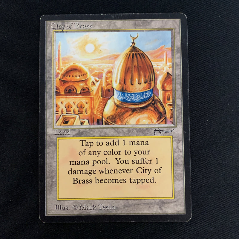 Magic the Gathering City of Brass - Arabian Nights 