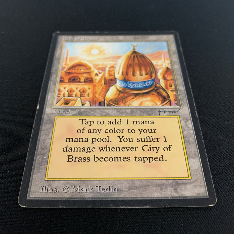 Magic the Gathering City of Brass - Arabian Nights 