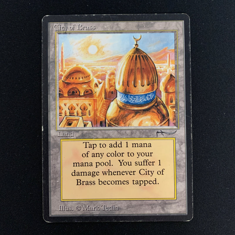 Magic the Gathering City of Brass - Arabian Nights 