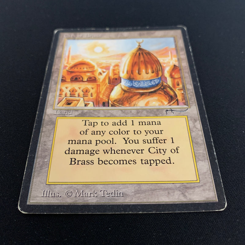 Magic the Gathering City of Brass - Arabian Nights 