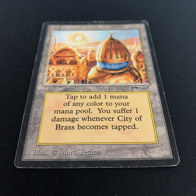 Magic the Gathering City of Brass - Arabian Nights 