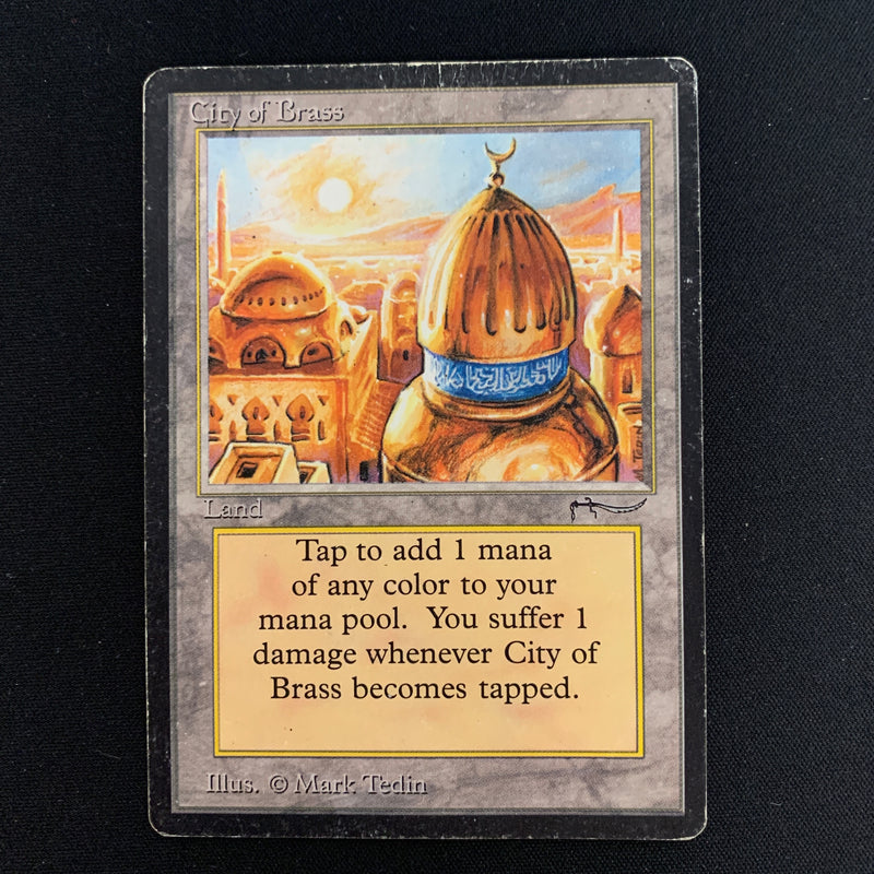 Magic the Gathering City of Brass - Arabian Nights 