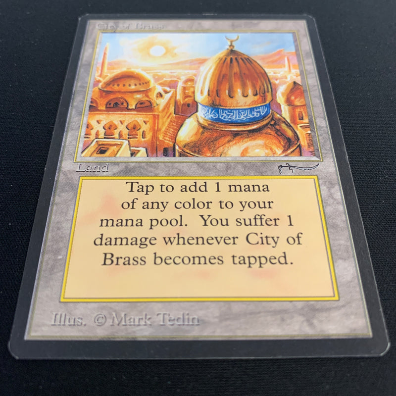 Magic the Gathering City of Brass - Arabian Nights 