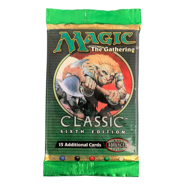 Magic the Gathering Classic Sixth Edition Booster Pack English