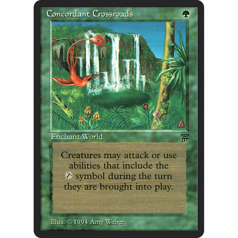 Magic the Gathering Concordant Crossroads - Legends NM