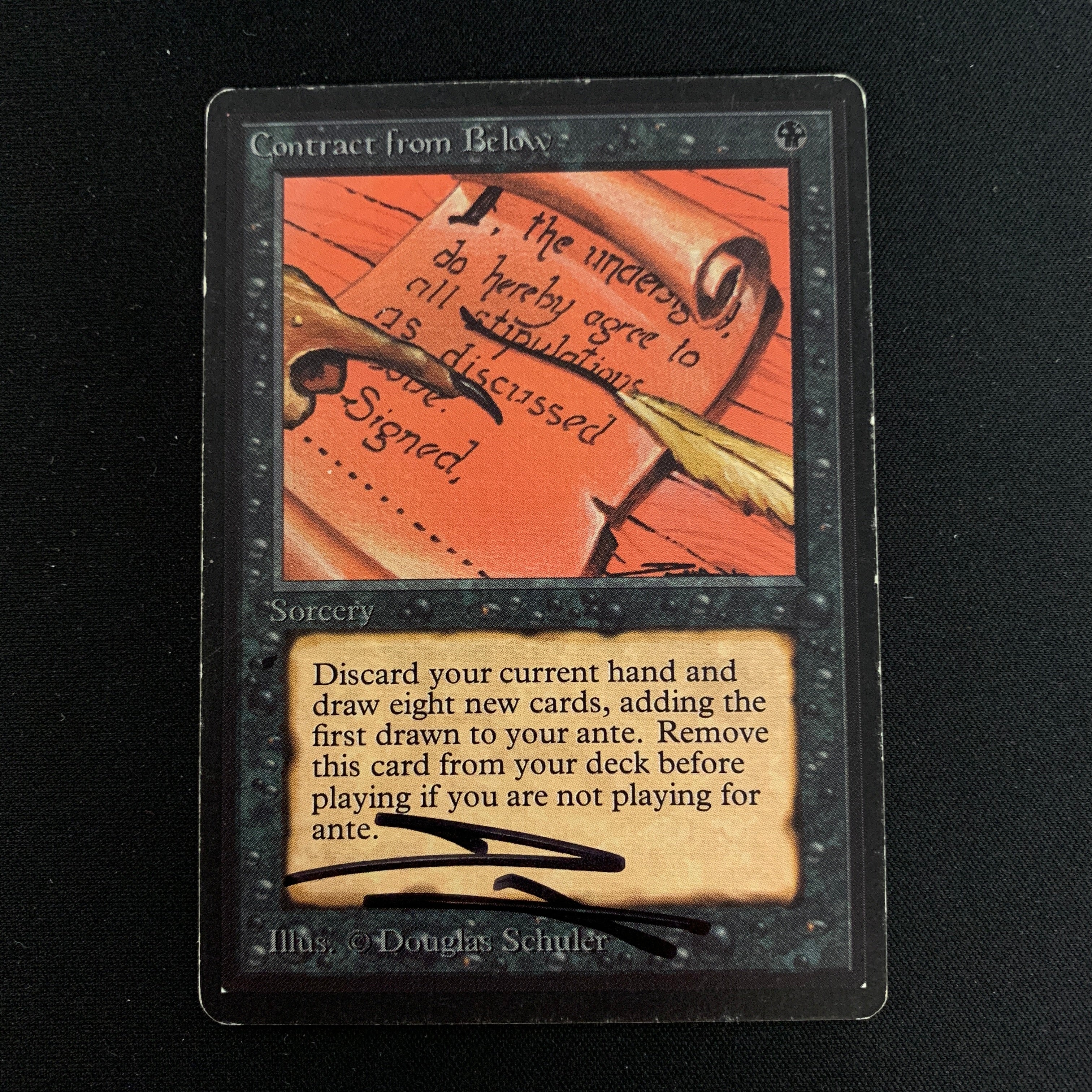 MTG Singles - Contract from Below - Beta - 