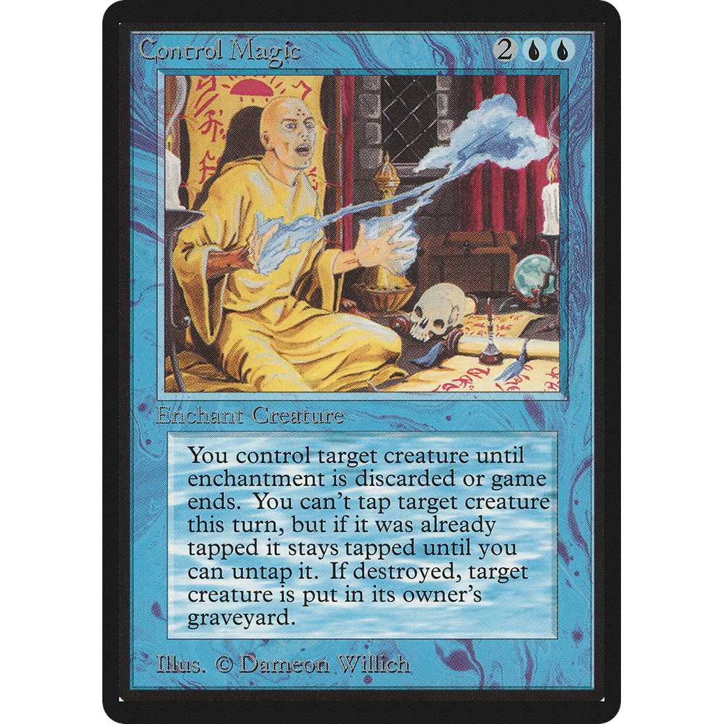 MTG Singles - Control Magic - Beta - NM