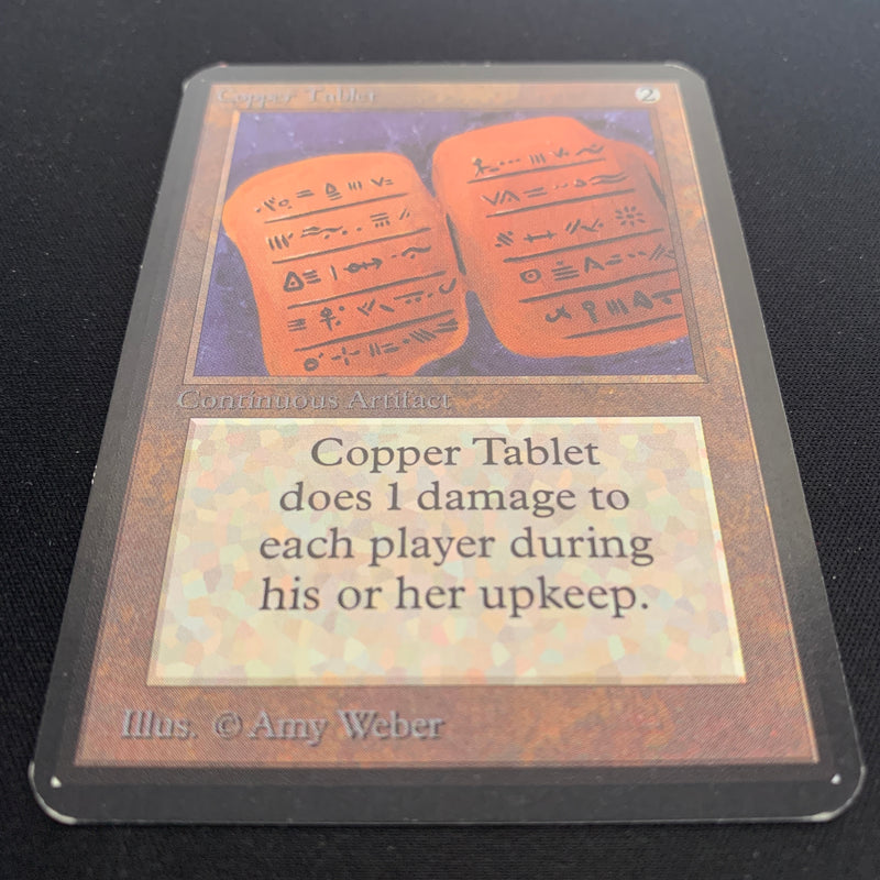 Magic the Gathering Copper Tablet - Alpha 