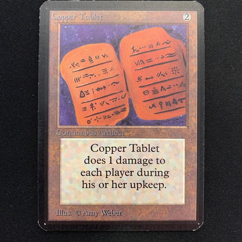 Magic the Gathering Copper Tablet - Alpha 