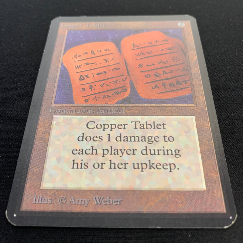 Magic the Gathering Copper Tablet - Alpha 