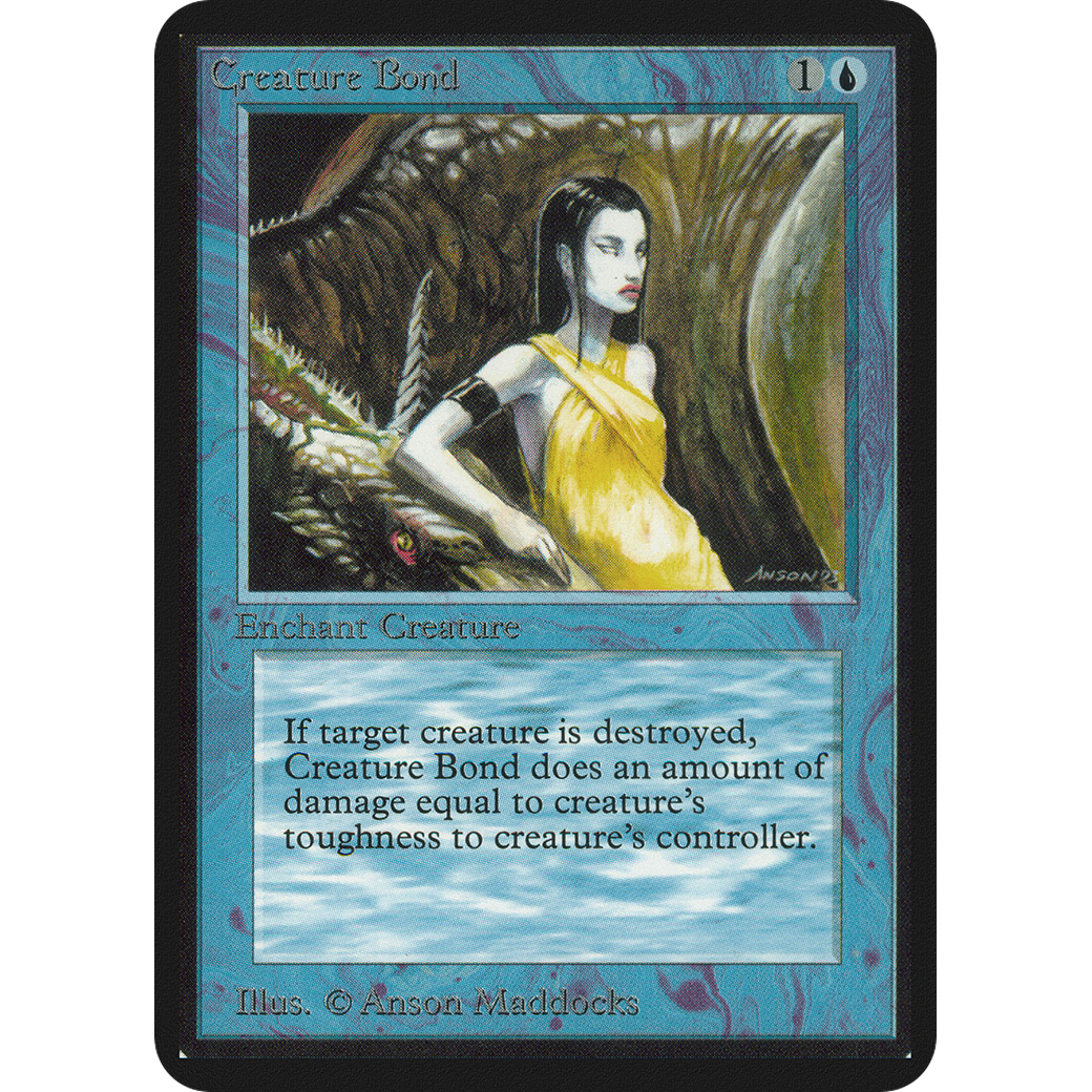MTG Singles - Creature Bond - Alpha - NM