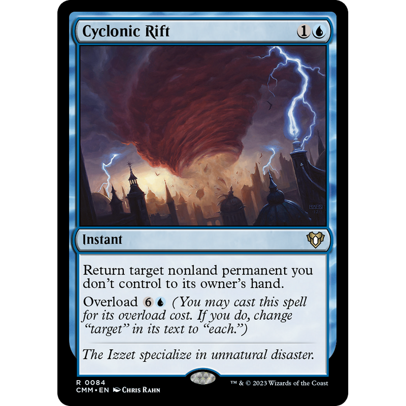 Magic the Gathering Cyclonic Rift - Commander Masters NM