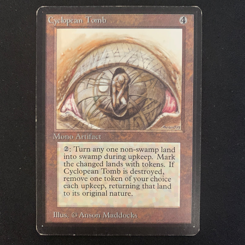 Magic the Gathering Cyclopean Tomb - Beta 