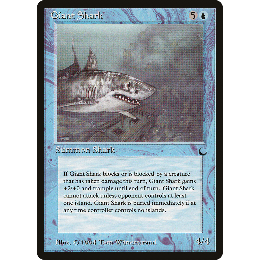 MTG Singles - Giant Shark - The Dark - Regular