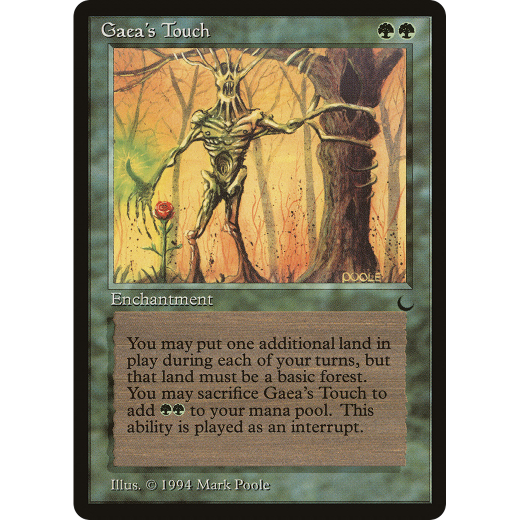 MTG Singles - Gaea's Touch - The Dark - Regular