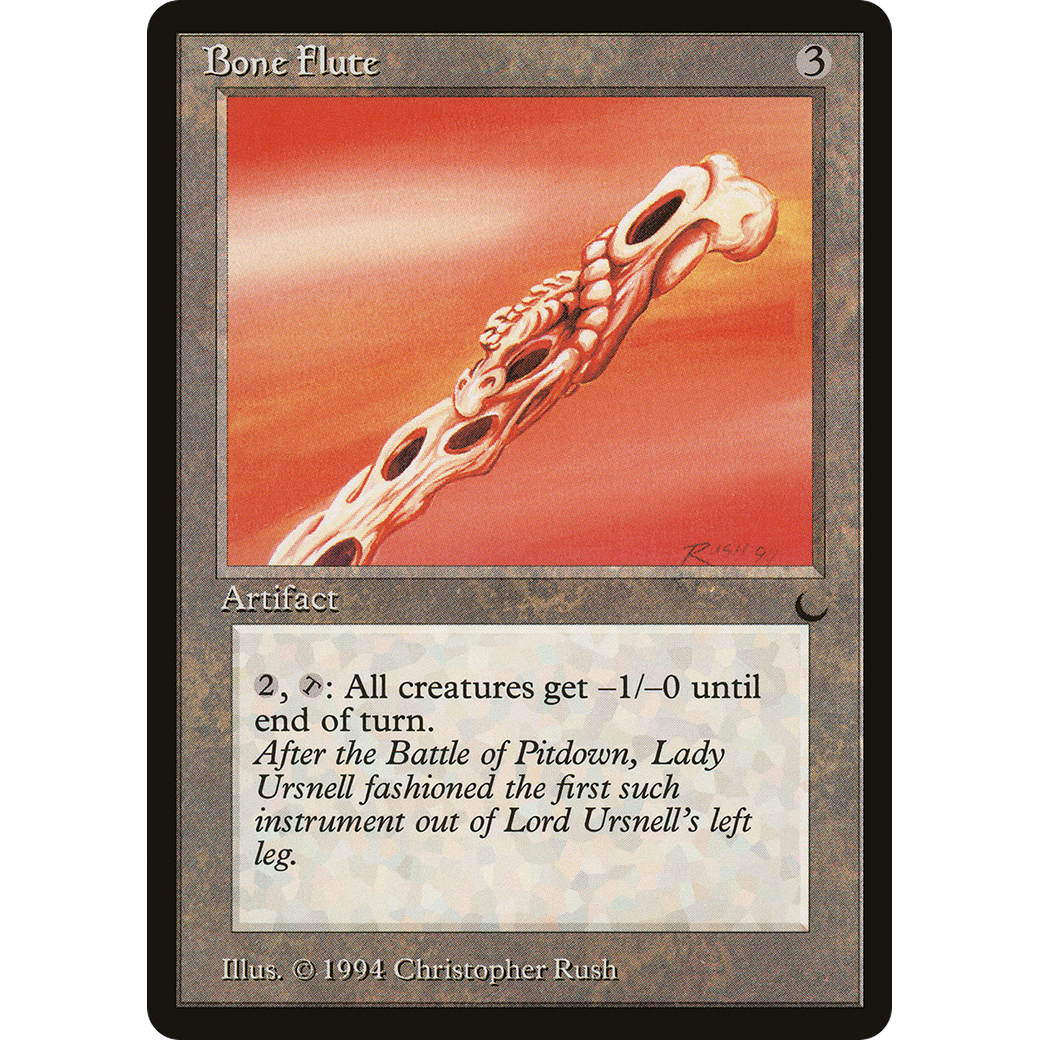 MTG Singles - Bone Flute - The Dark - Regular