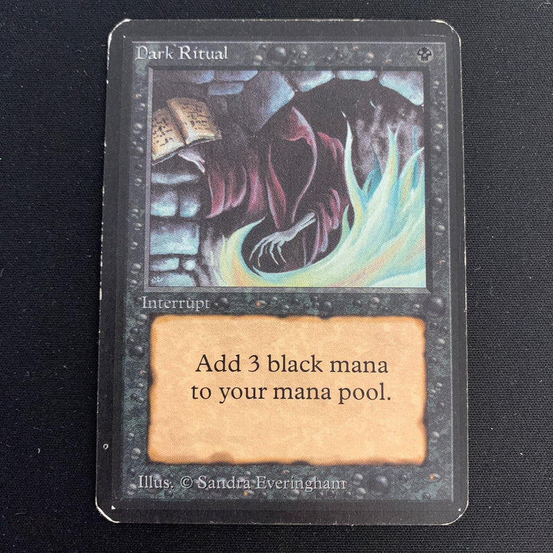 Magic the Gathering Dark Ritual - Alpha 