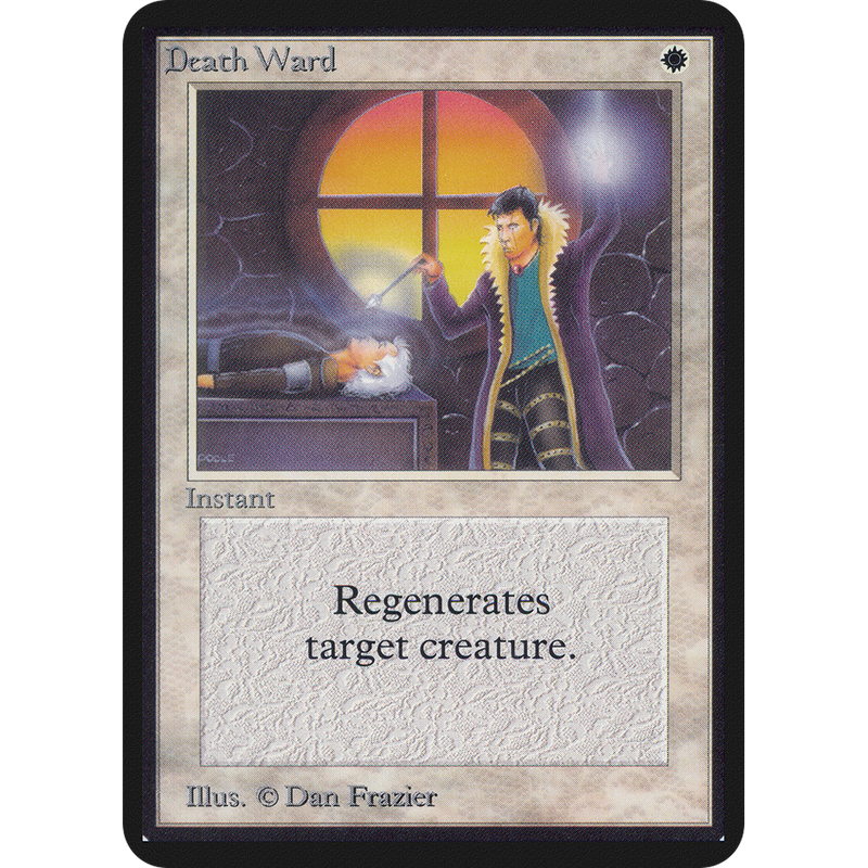 Magic the Gathering Death Ward - Alpha NM